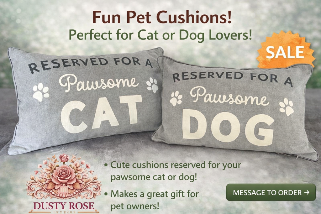 Sass & Belle Reserved for a Pawsome Dog Cushion