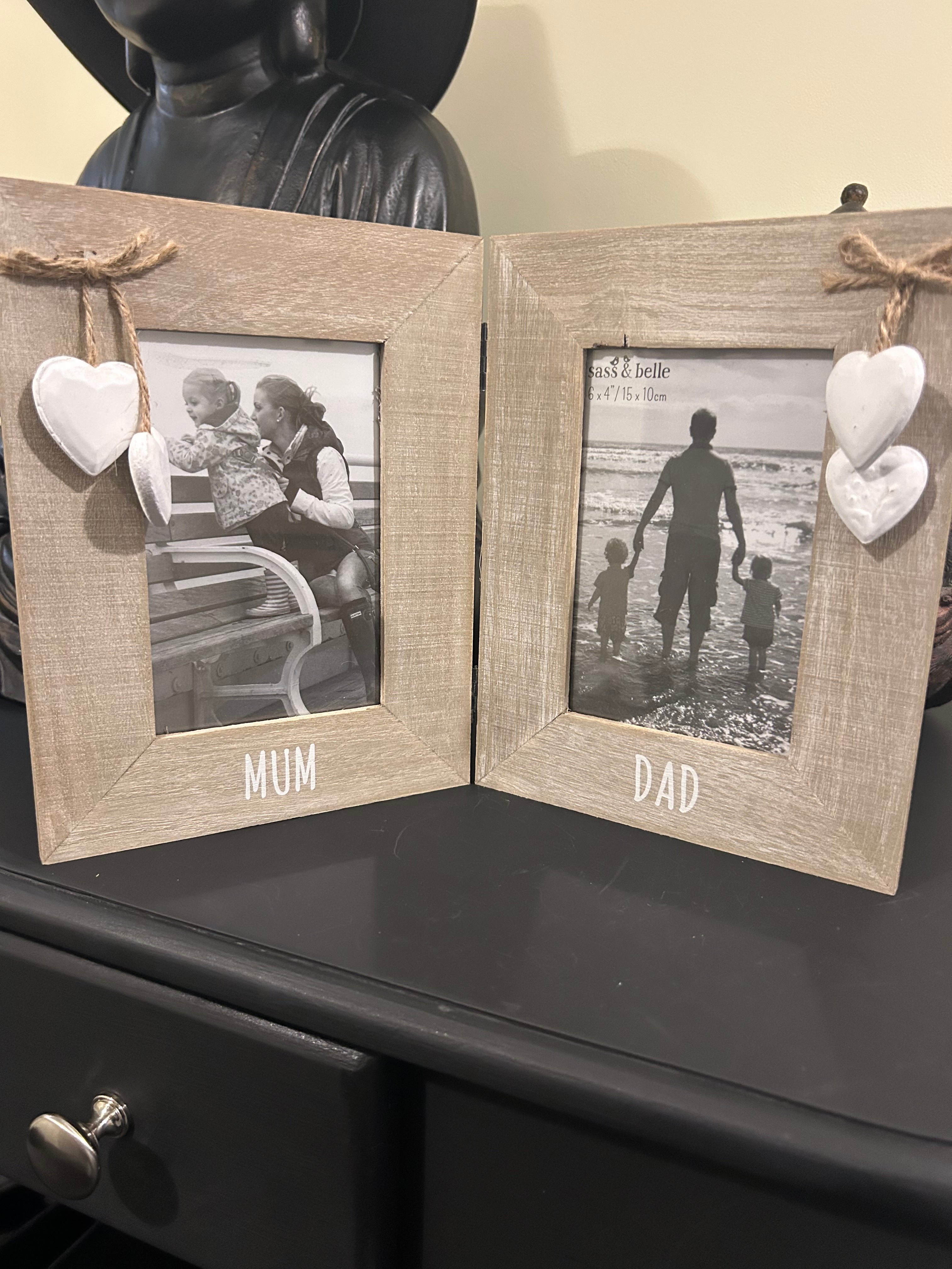 Sass & Belle Mum and Dad Photo Frame