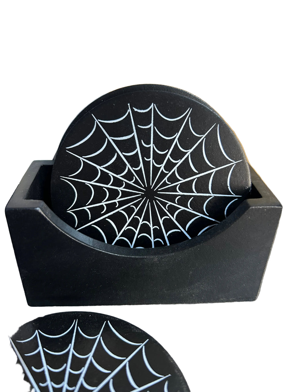 Spider Web Coaster Set