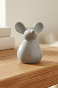 Medium Ceramic Standing Mouse Grey