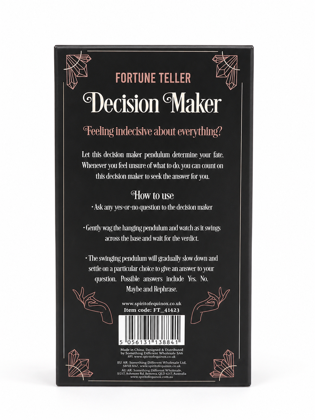 Pendulum decision maker