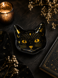 Black Cat Magick trinket dish ceramic