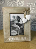 Sass & Belle Wonderful Mum Photo Frame Shabby Chic