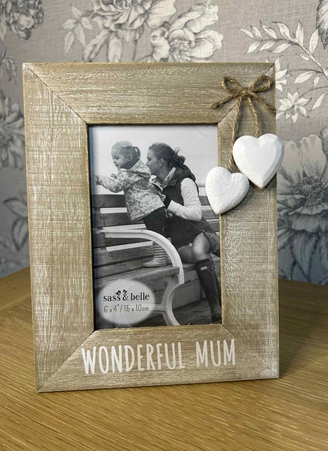Sass & Belle Wonderful Mum Photo Frame Shabby Chic