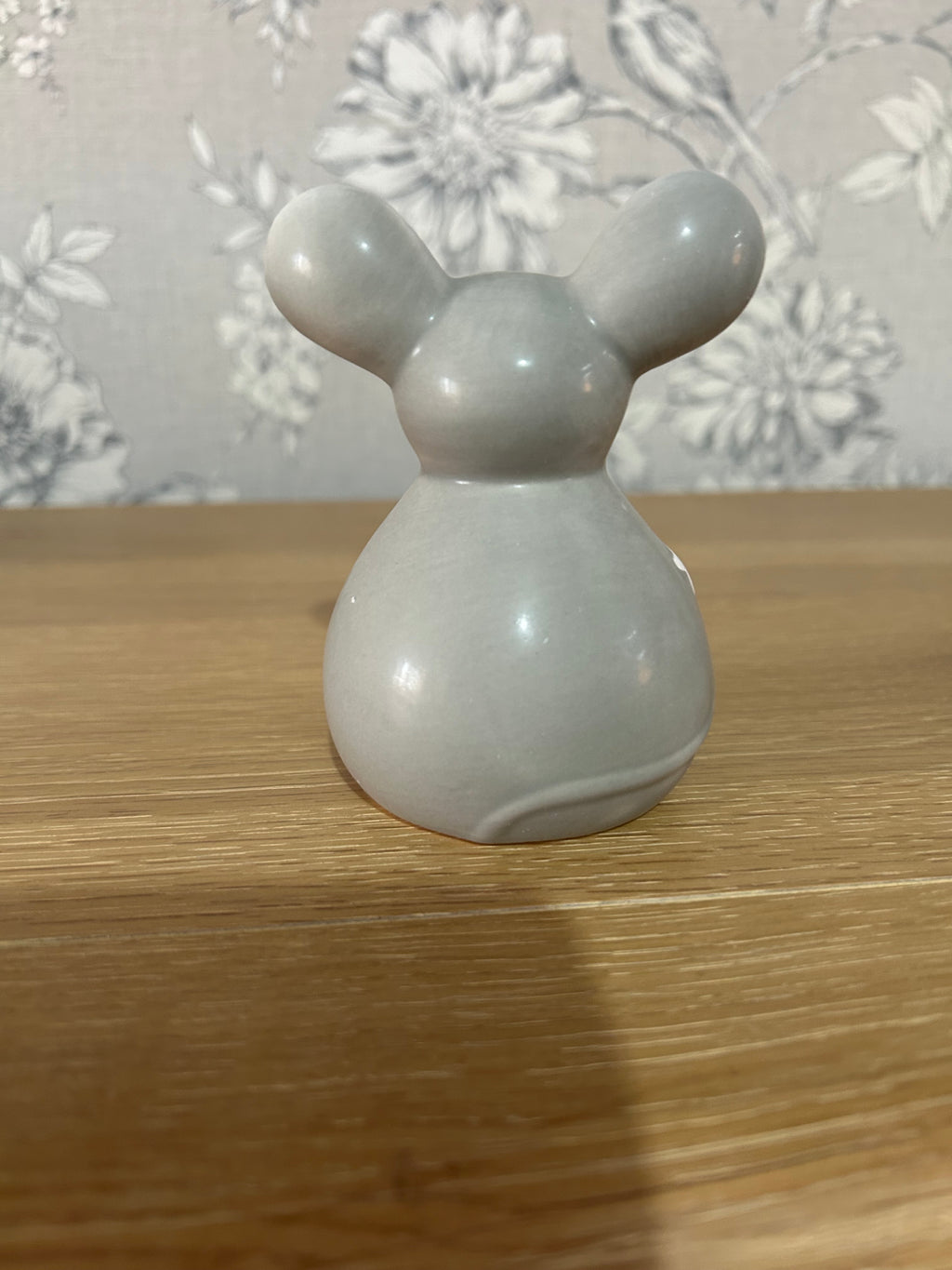 Medium Ceramic Standing Mouse Grey