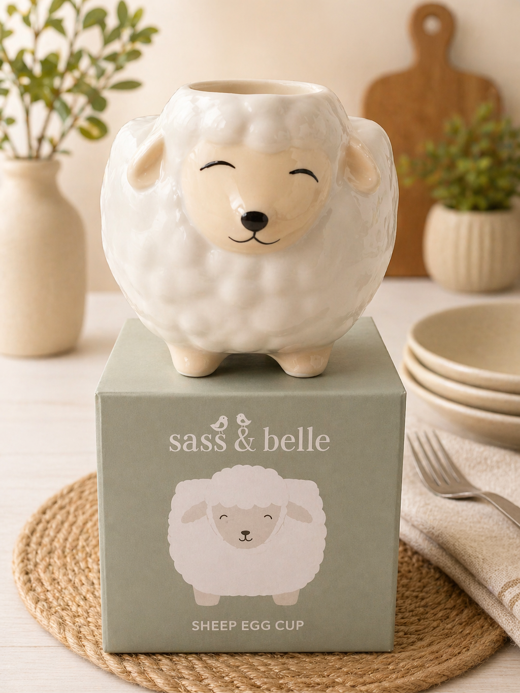 Sass & Belle Sheep Egg Cup