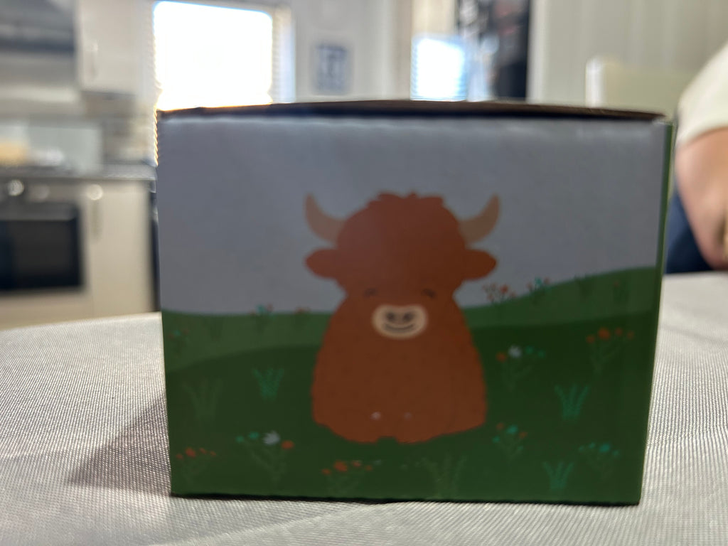 Sass & Belle Highland Cow Ceramic Egg Cup