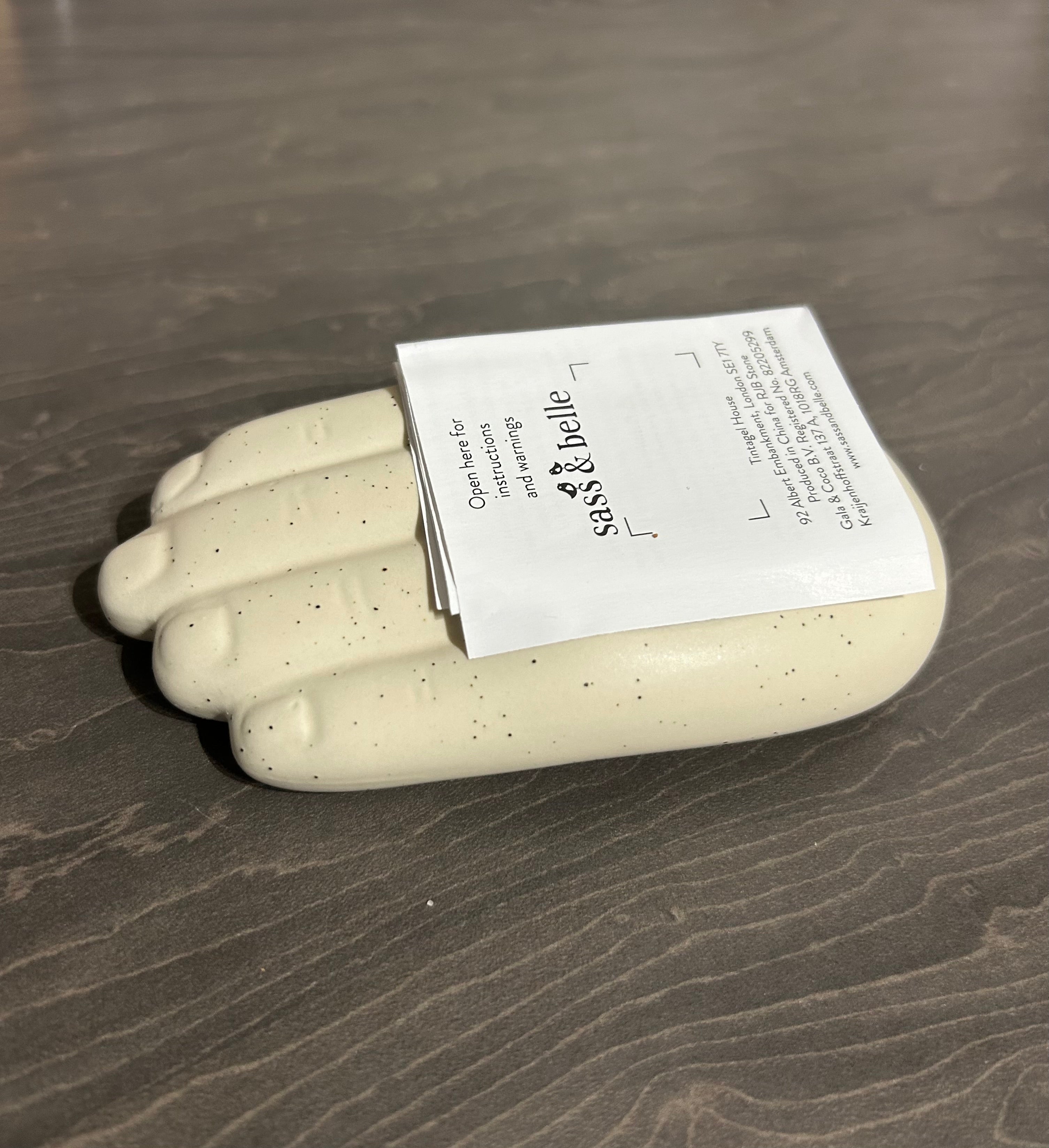Hand Incense Holder 100% Stoneware