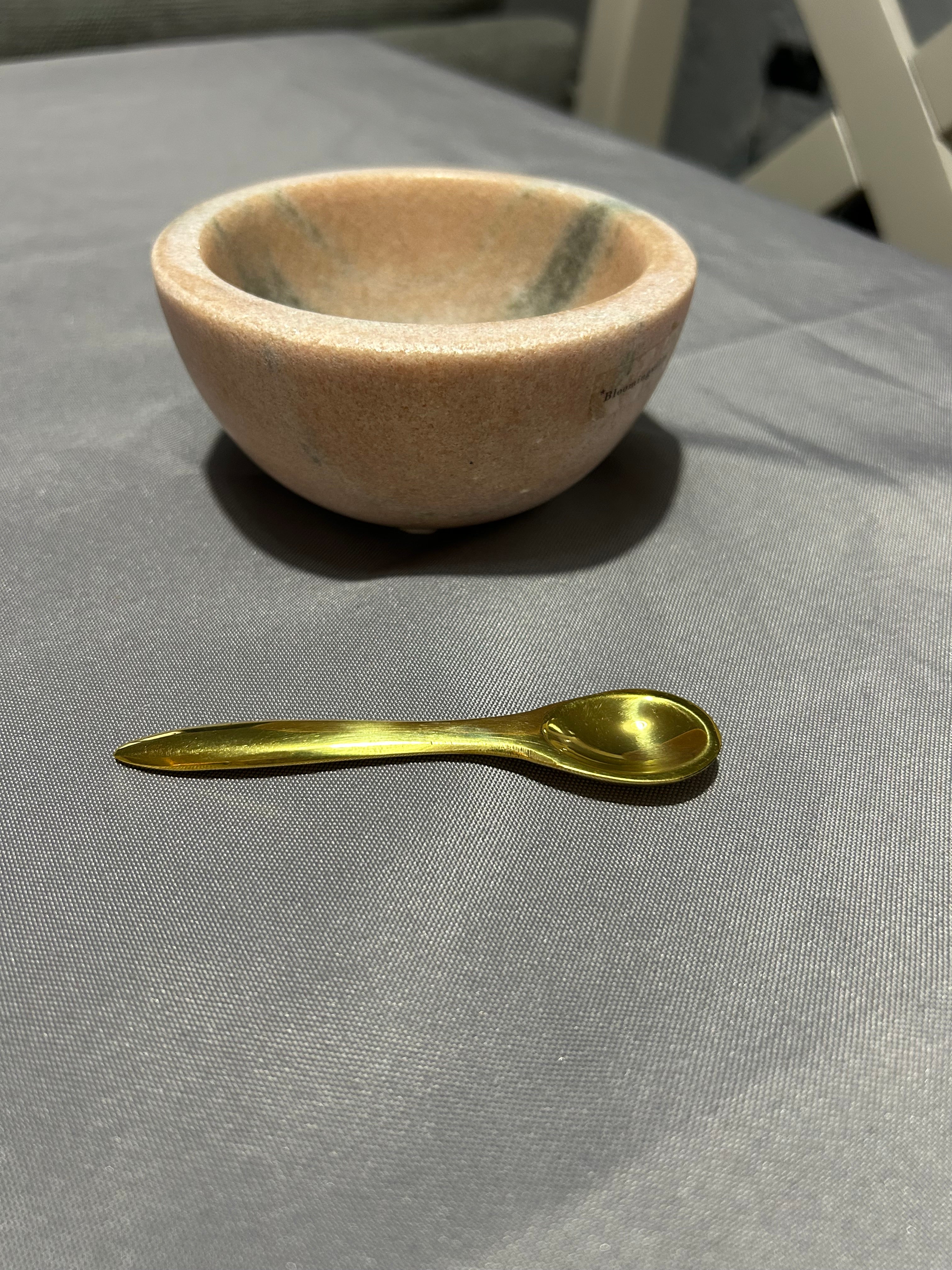Bloomingville Zen Marble Serving Bowl L10 x H5 x W10 cm