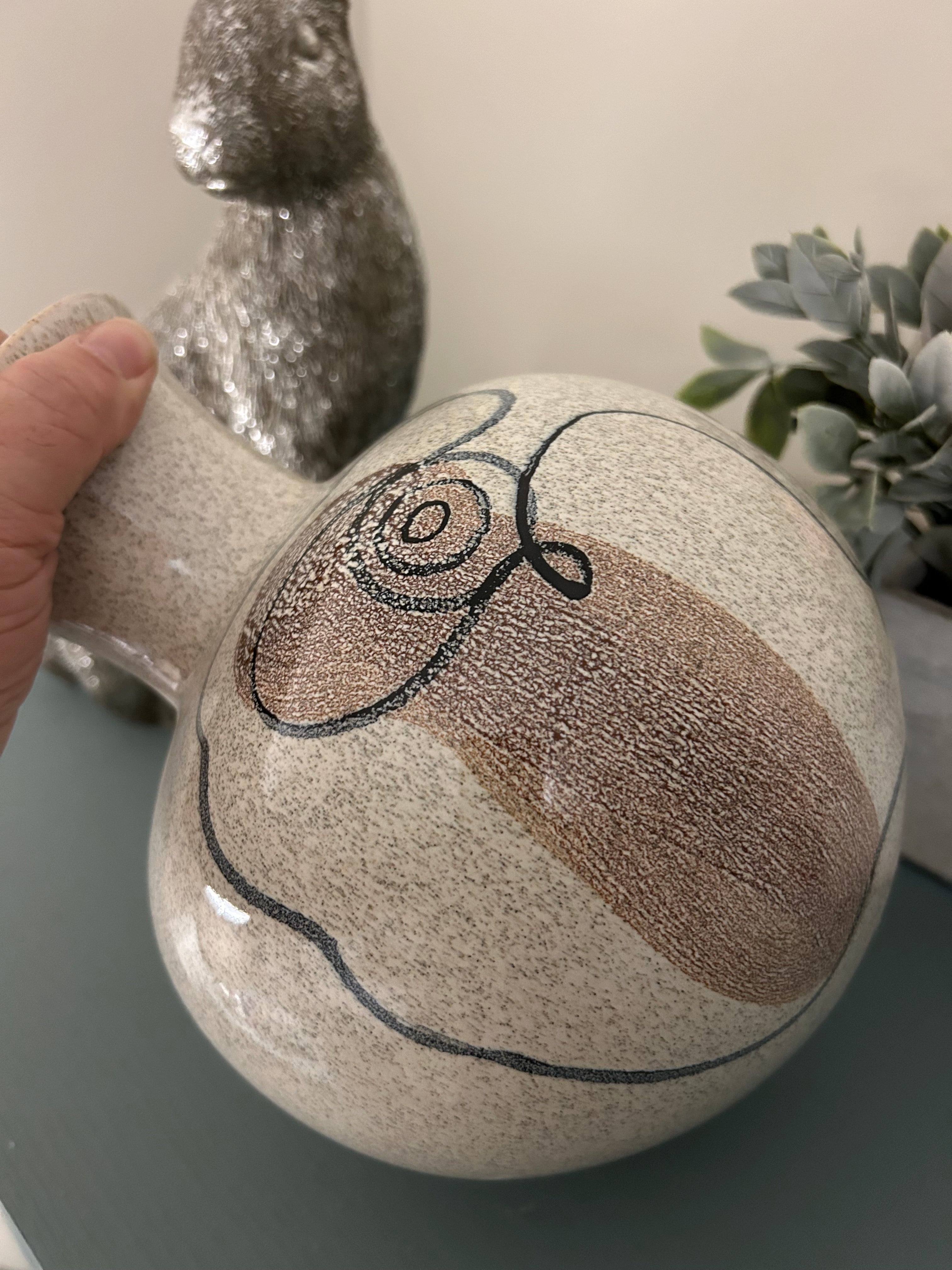 Bloomingville Irini Deco Stoneware Vase