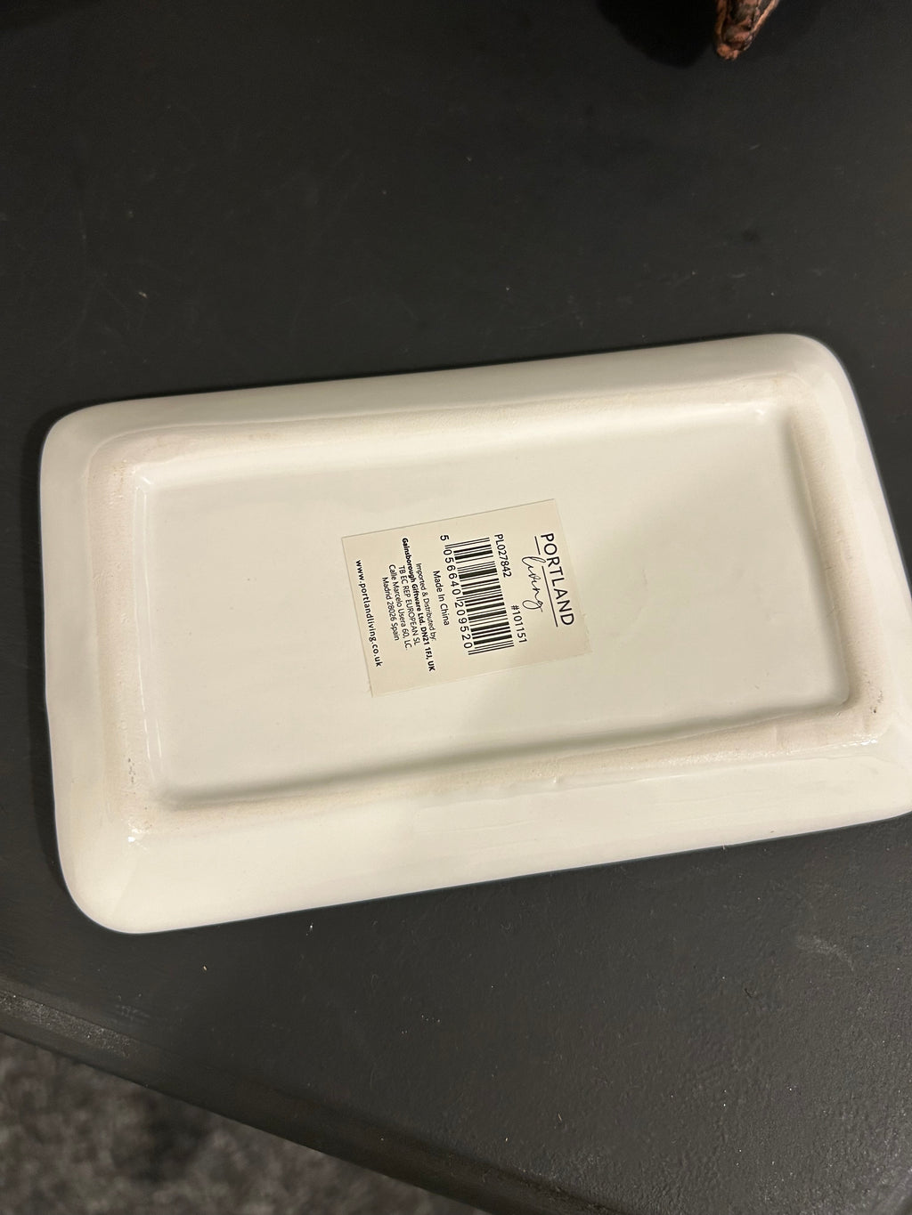 Funny "Man Tray" Novelty Dish
