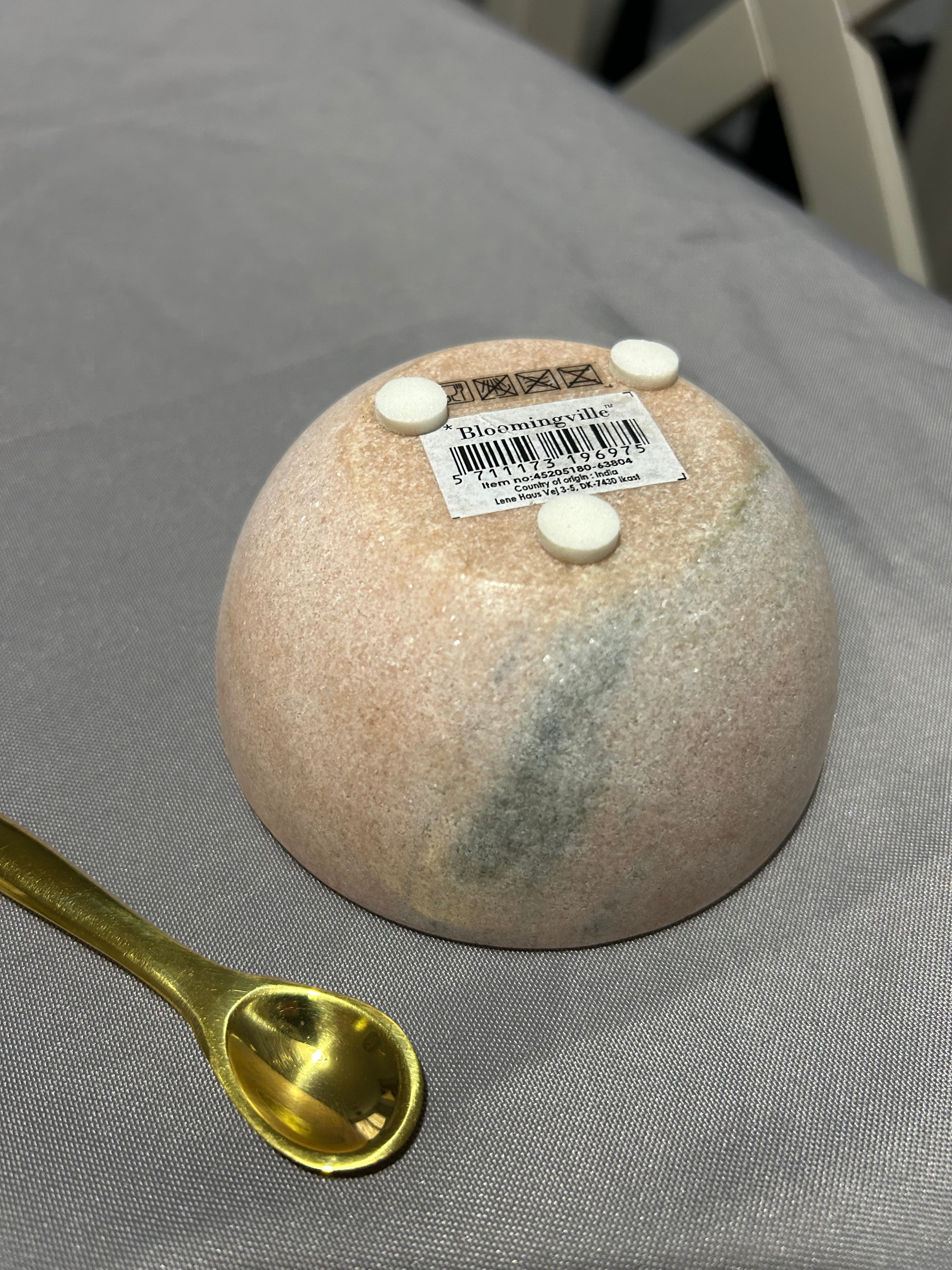 Bloomingville Zen Marble Serving Bowl L10 x H5 x W10 cm