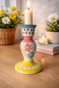 Sass & Belle Folk Floral Candlestick Holder