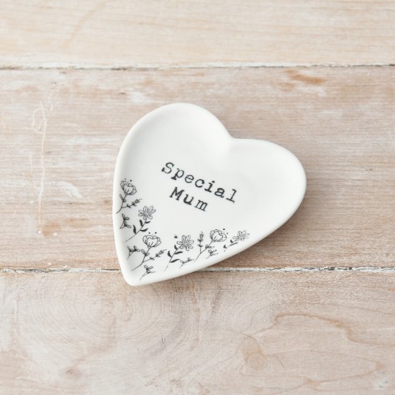 Portland Floral Trinket Dish Special Mum