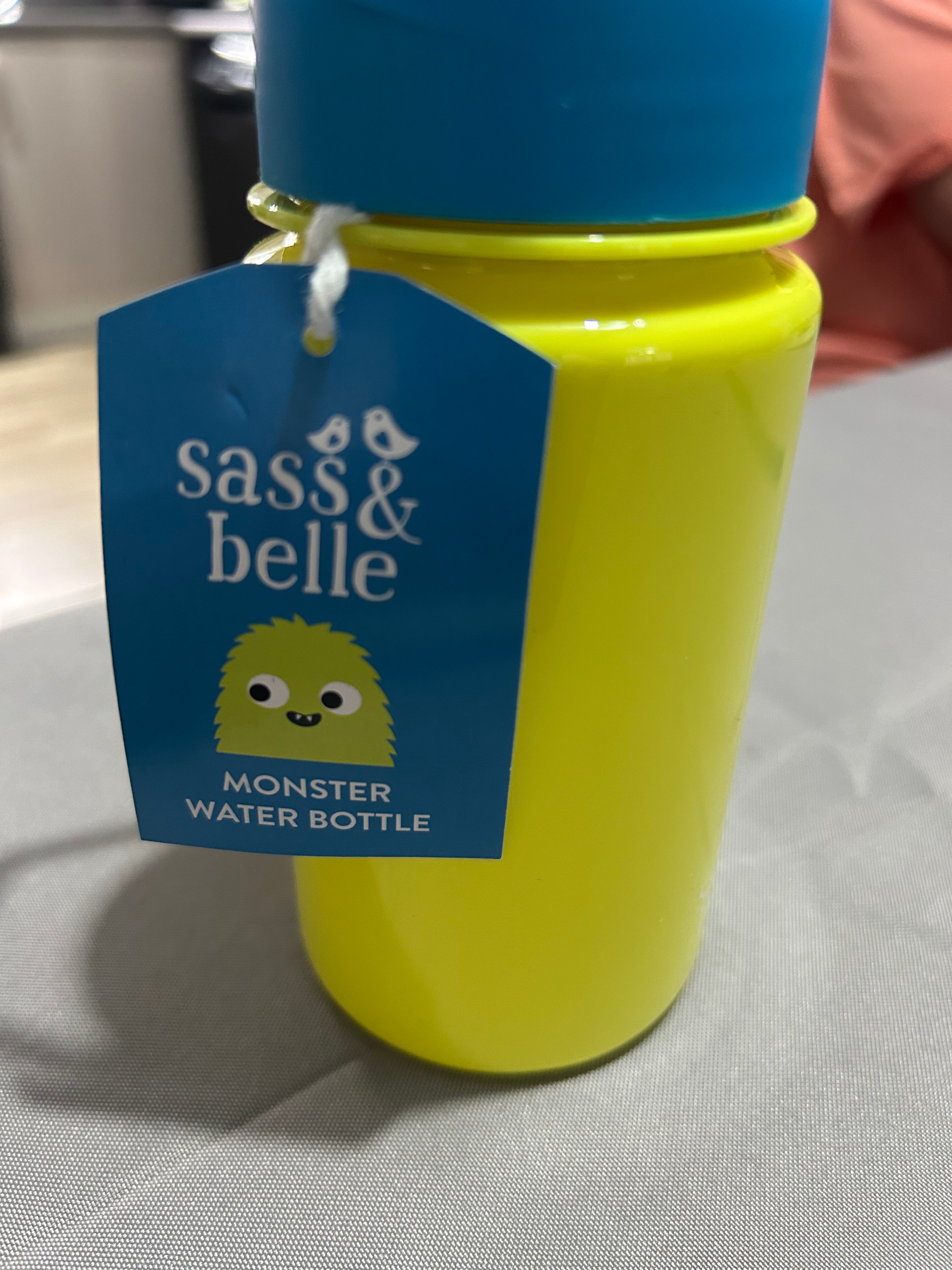 Sass & Belle Monster Kids Water Bottle with Flip Lid
