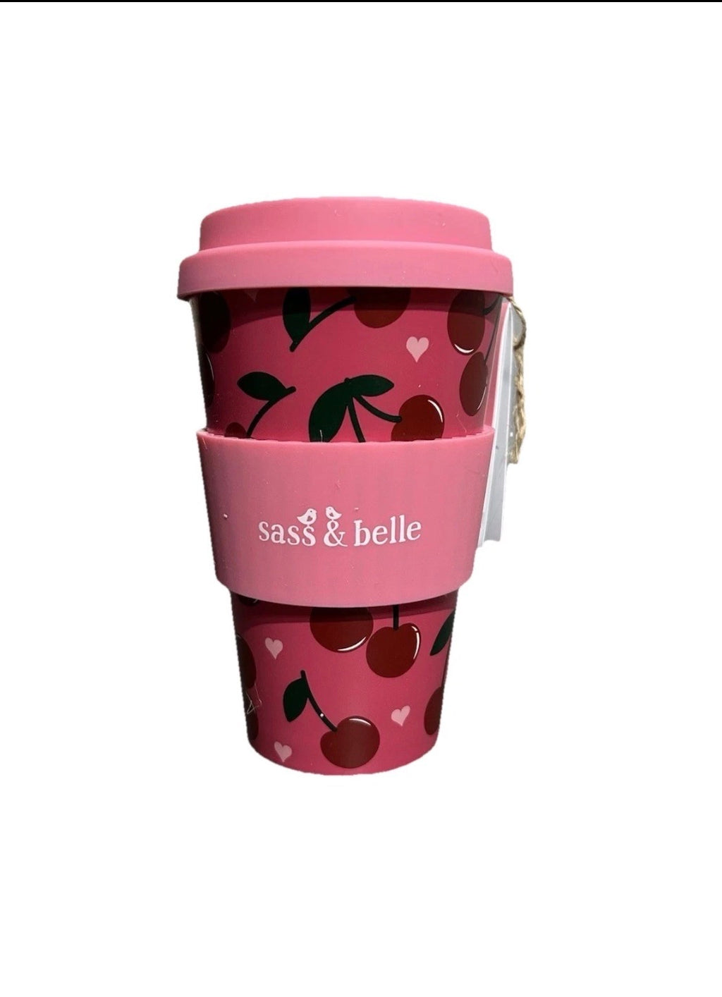 Sass & Belle Cherry Travel Coffee Cup