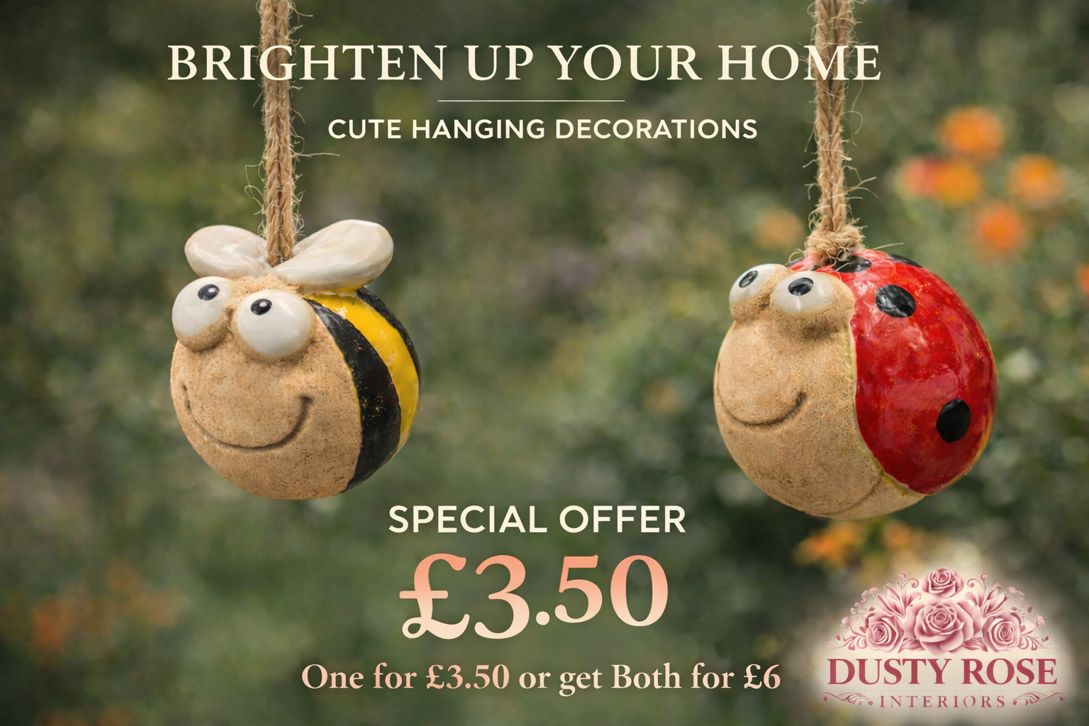 Hanging Bee decoration 5cm