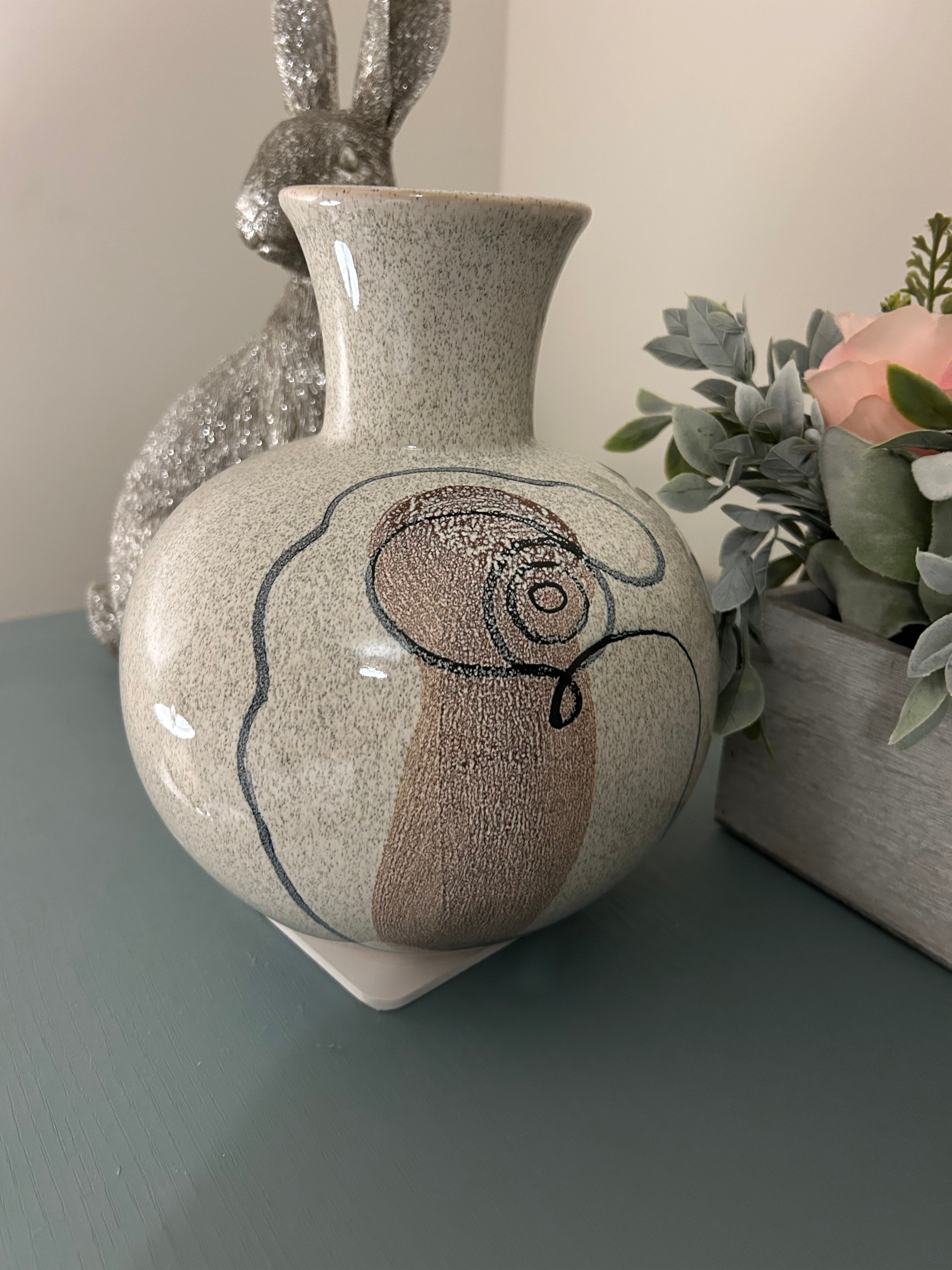 Bloomingville Irini Deco Stoneware Vase