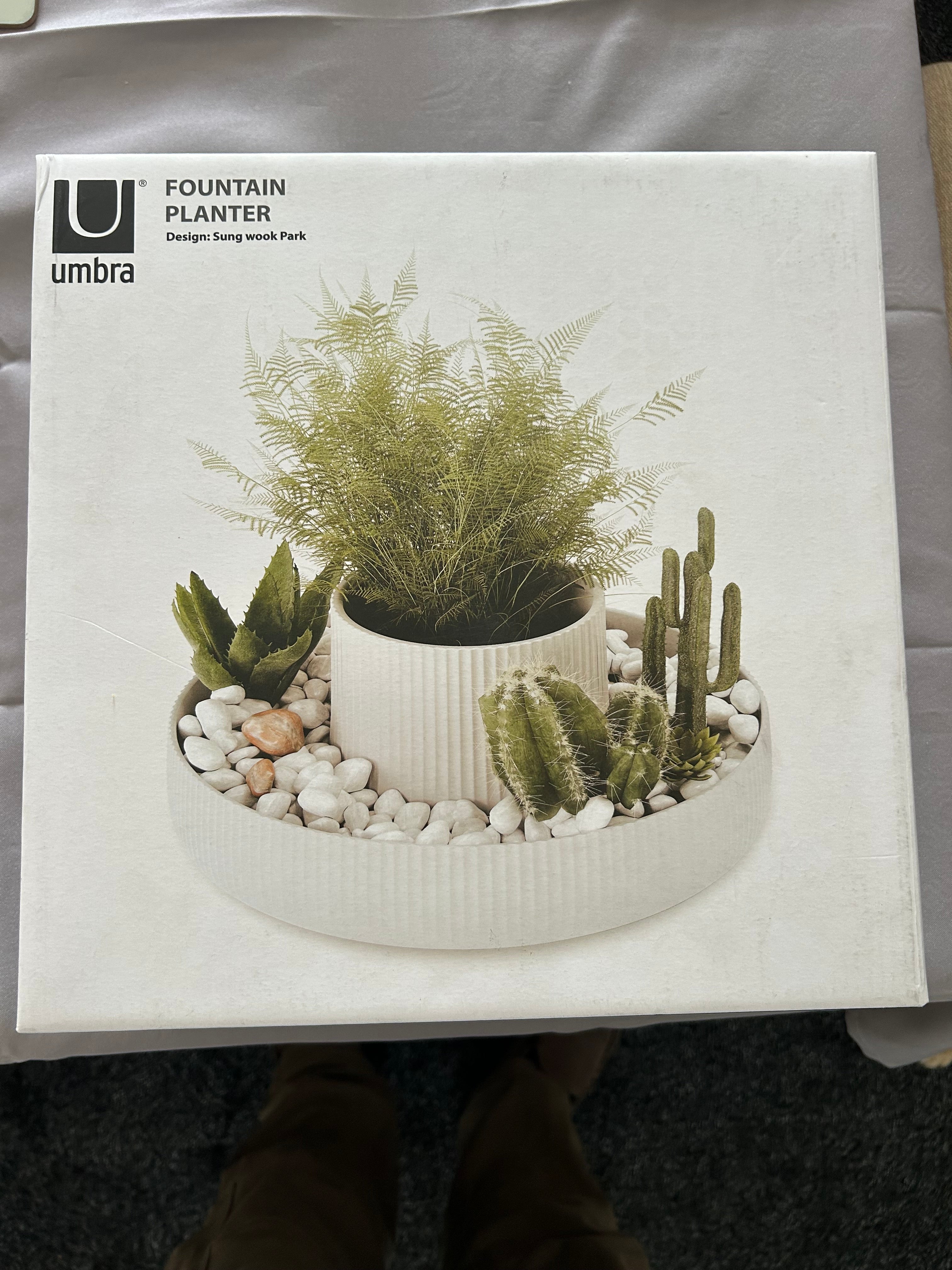 Umbra Fountain Indoor Plant Pot