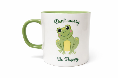 Don’t Worry Be Hoppy Ceramic Mug 300ml Coffee Tea Cup