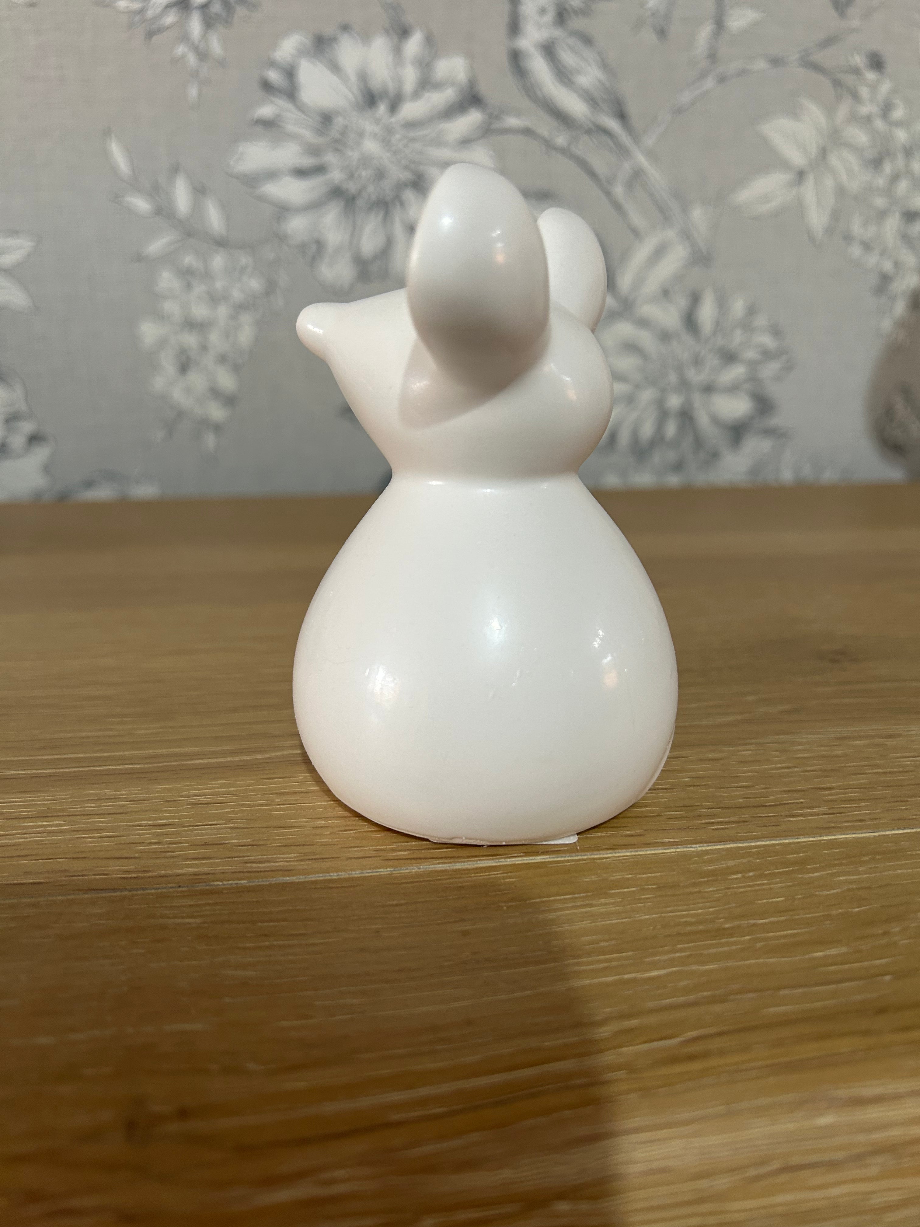 Medium Ceramic Standing Mouse Matt White