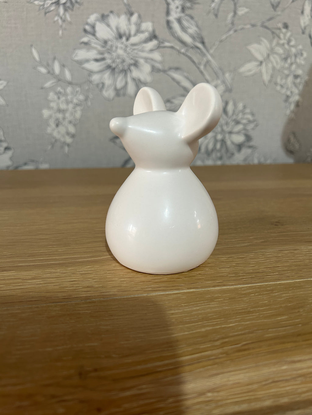 Medium Ceramic Standing Mouse Matt White