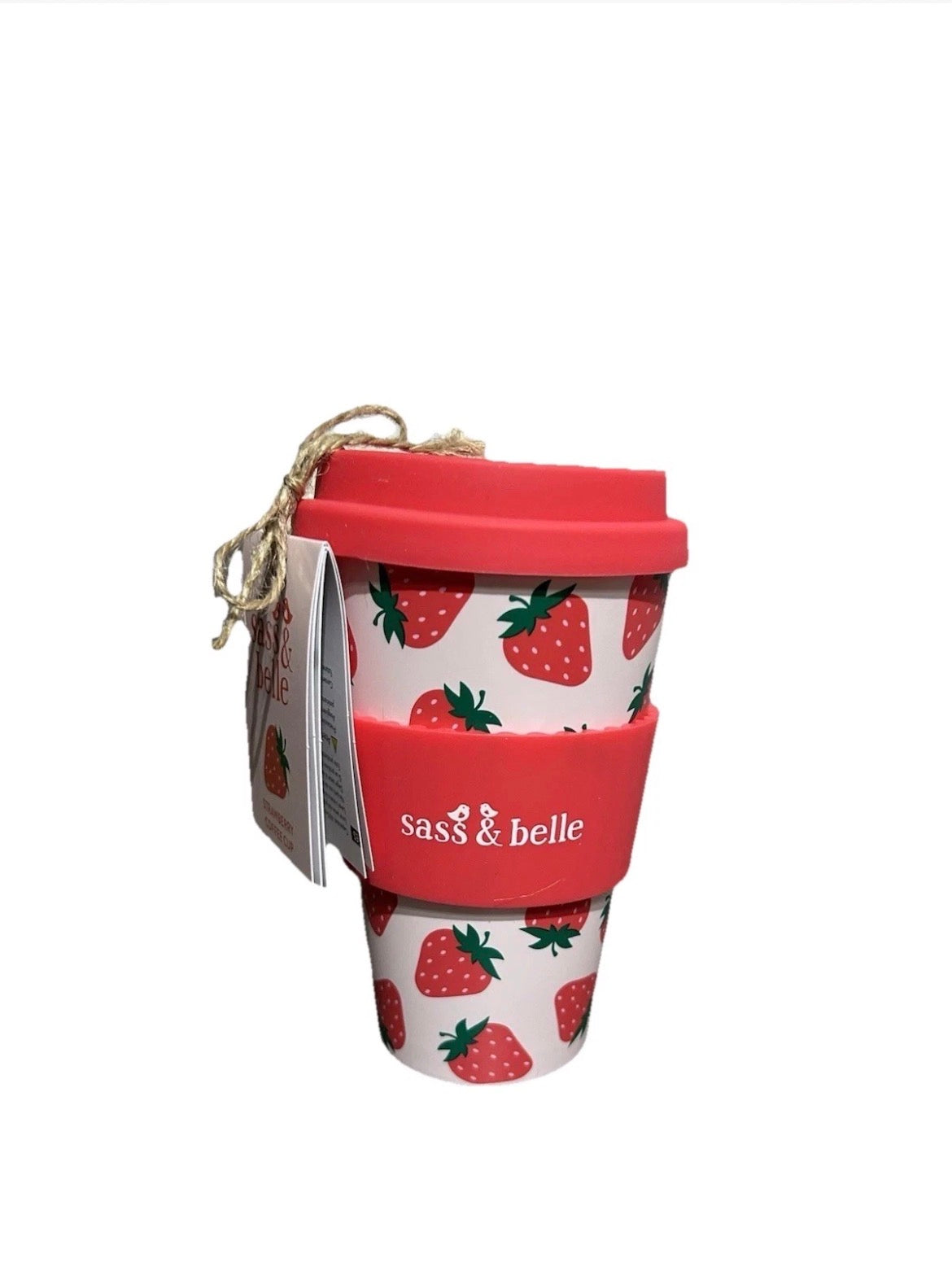 Sass & Belle Strawberry Coffee Travel Cup