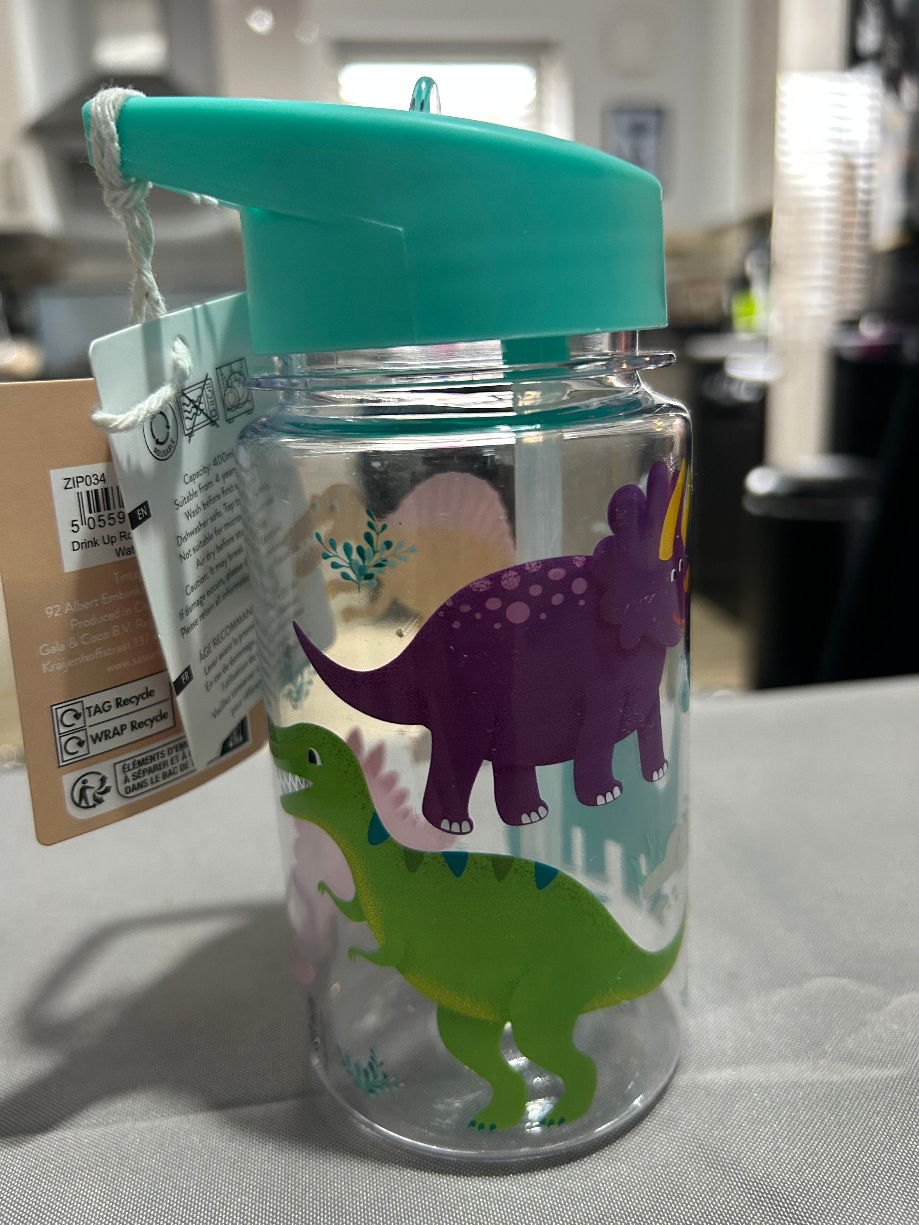 Sass & Belle 400ml Roarsome Water Bottle