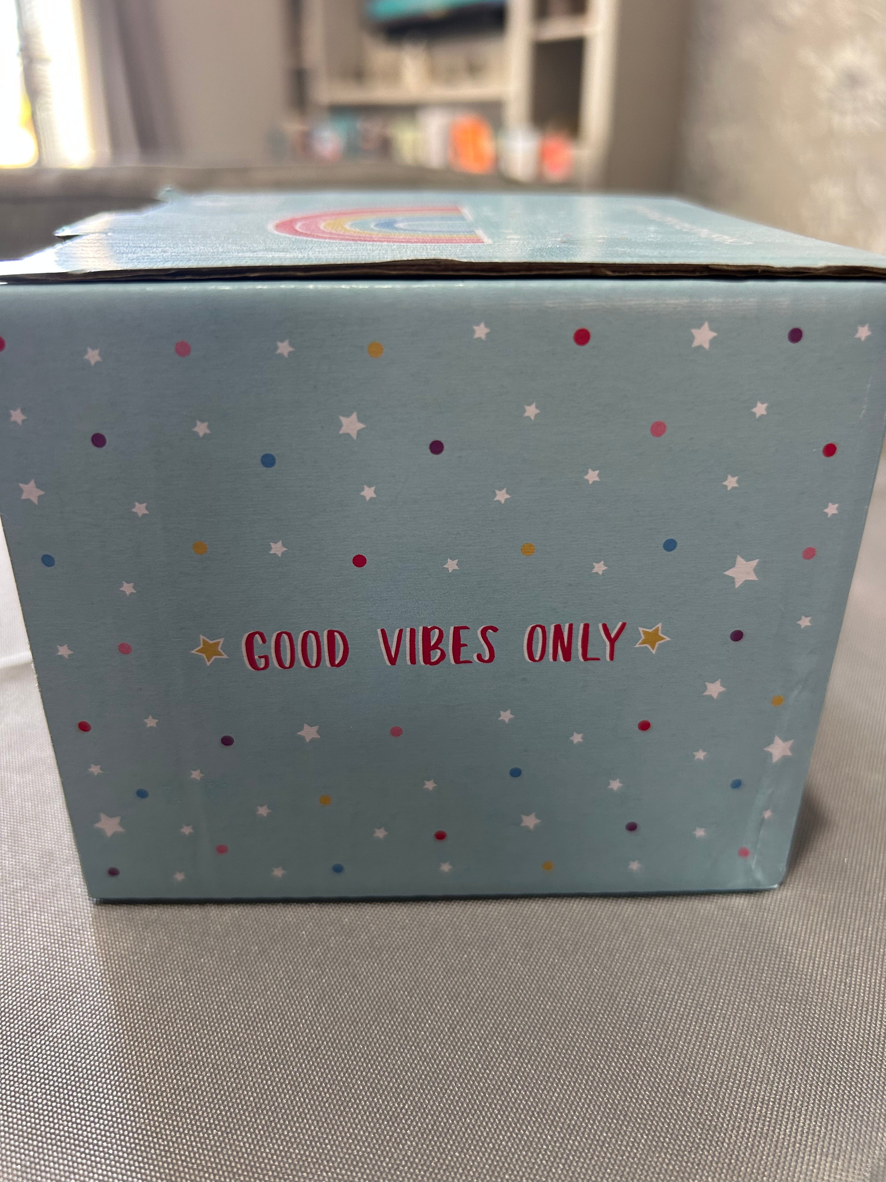 Sass & Belle Rainbow 'Good Vibes Only' Coffee Mug Ceramic