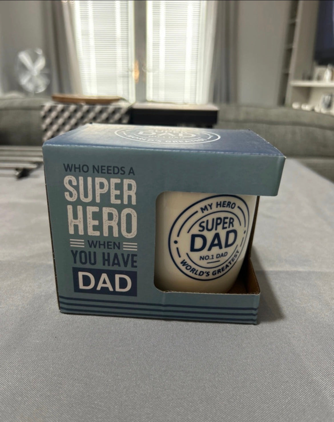 My Hero Super Dad Ceramic Coffee Tea Mug Cup Birthday Christmas Gift For Him