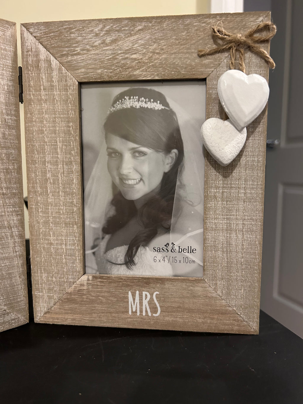 Sass & Belle Mr & Mrs Shabby Chic Double Photo Frame