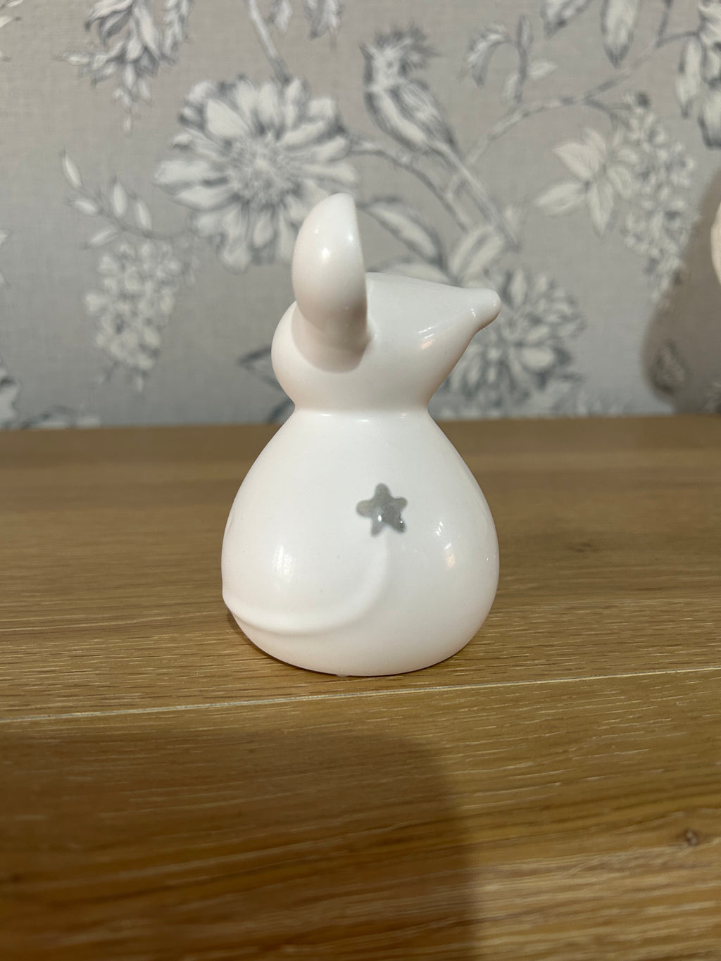 Medium Ceramic Standing Mouse Matt White