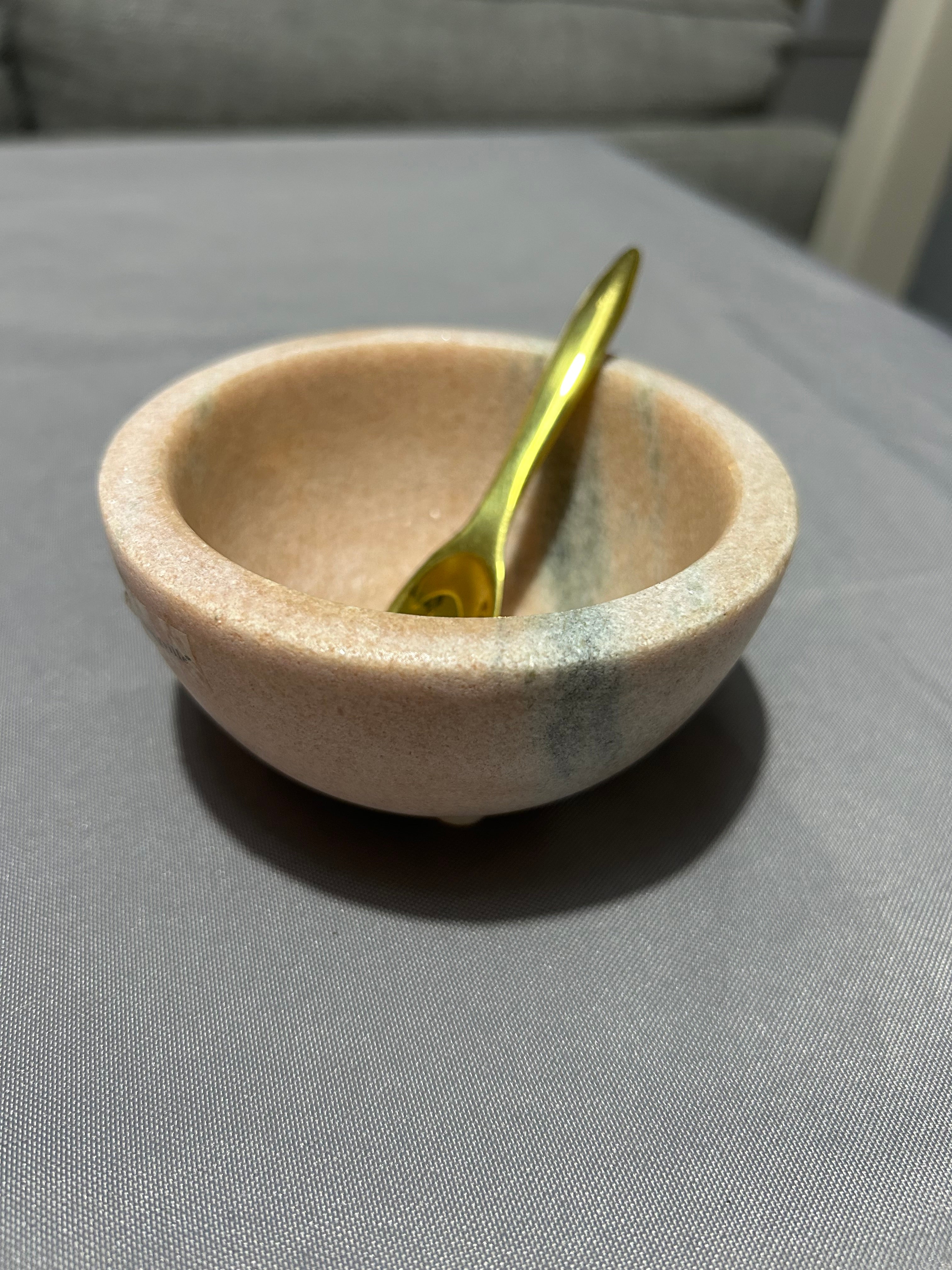 Bloomingville Zen Marble Serving Bowl L10 x H5 x W10 cm