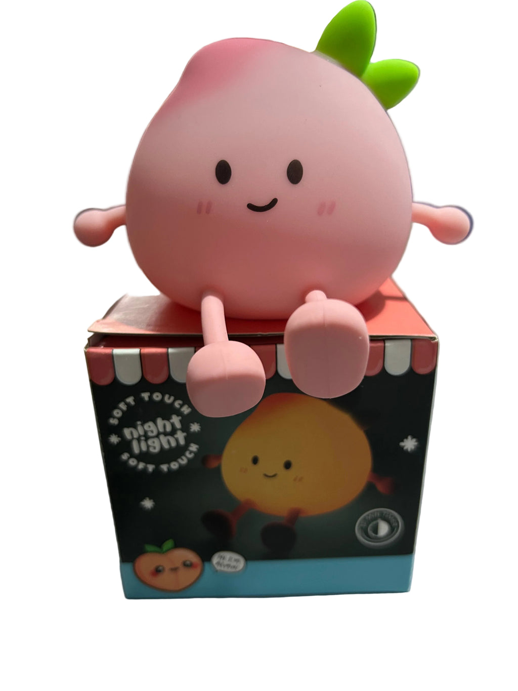 Foodimals Peach Fruit LED Night Light & Phone Stand
