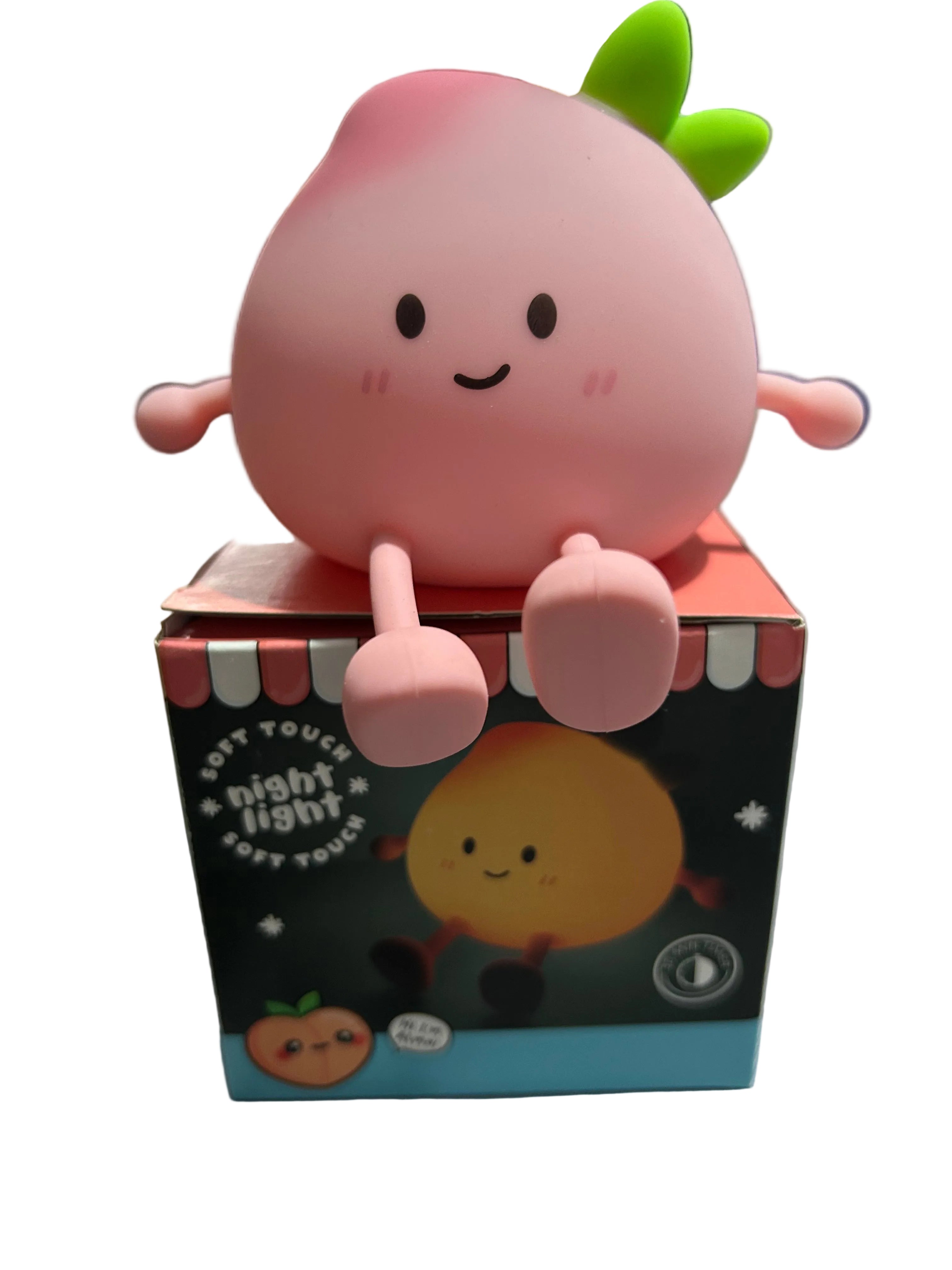 Foodimals Peach Fruit LED Night Light & Phone Stand