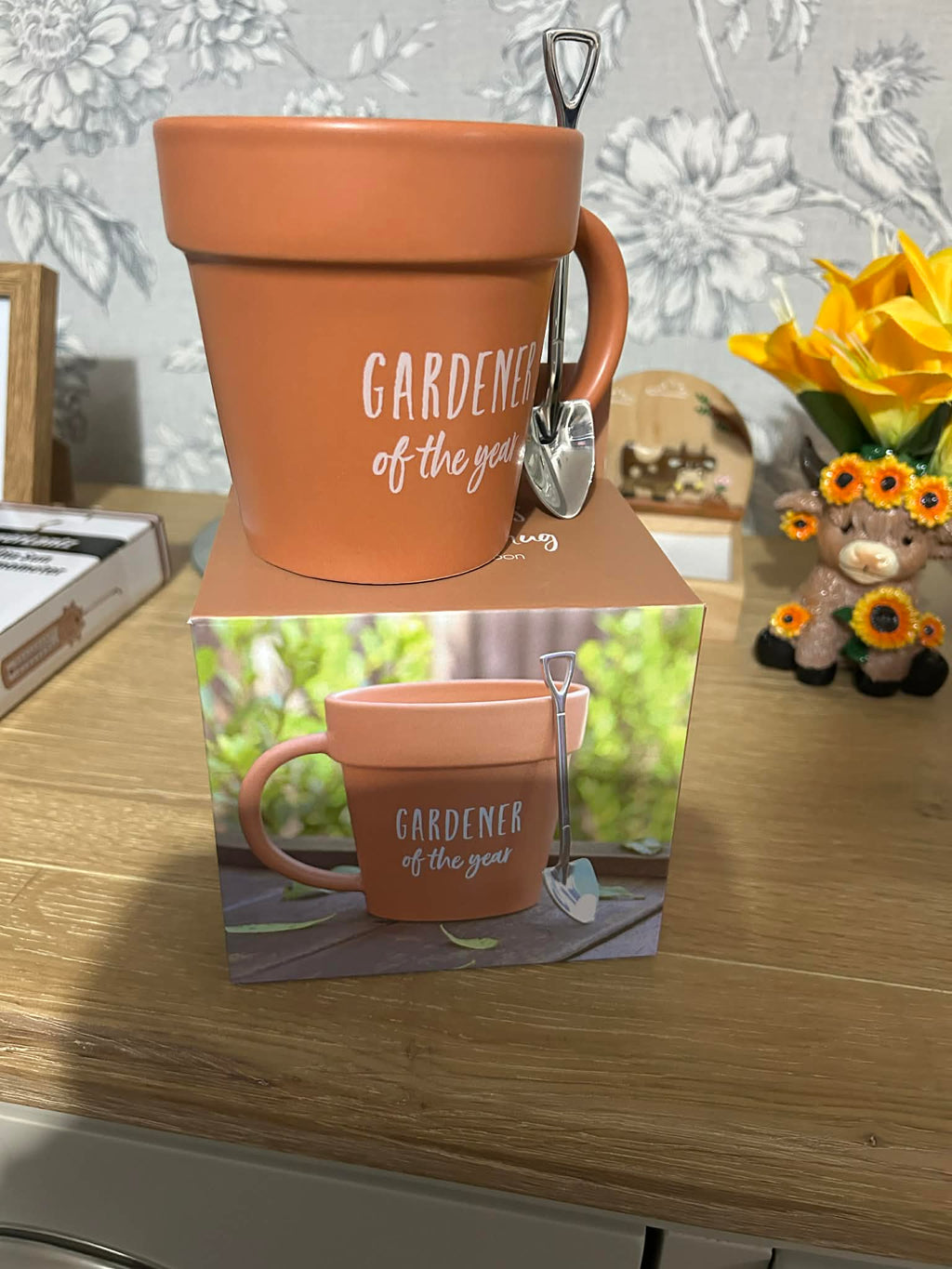 Gardener of the Year Pot Mug & Shovel Spoon