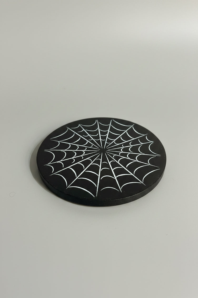 Spider Web Coaster Set
