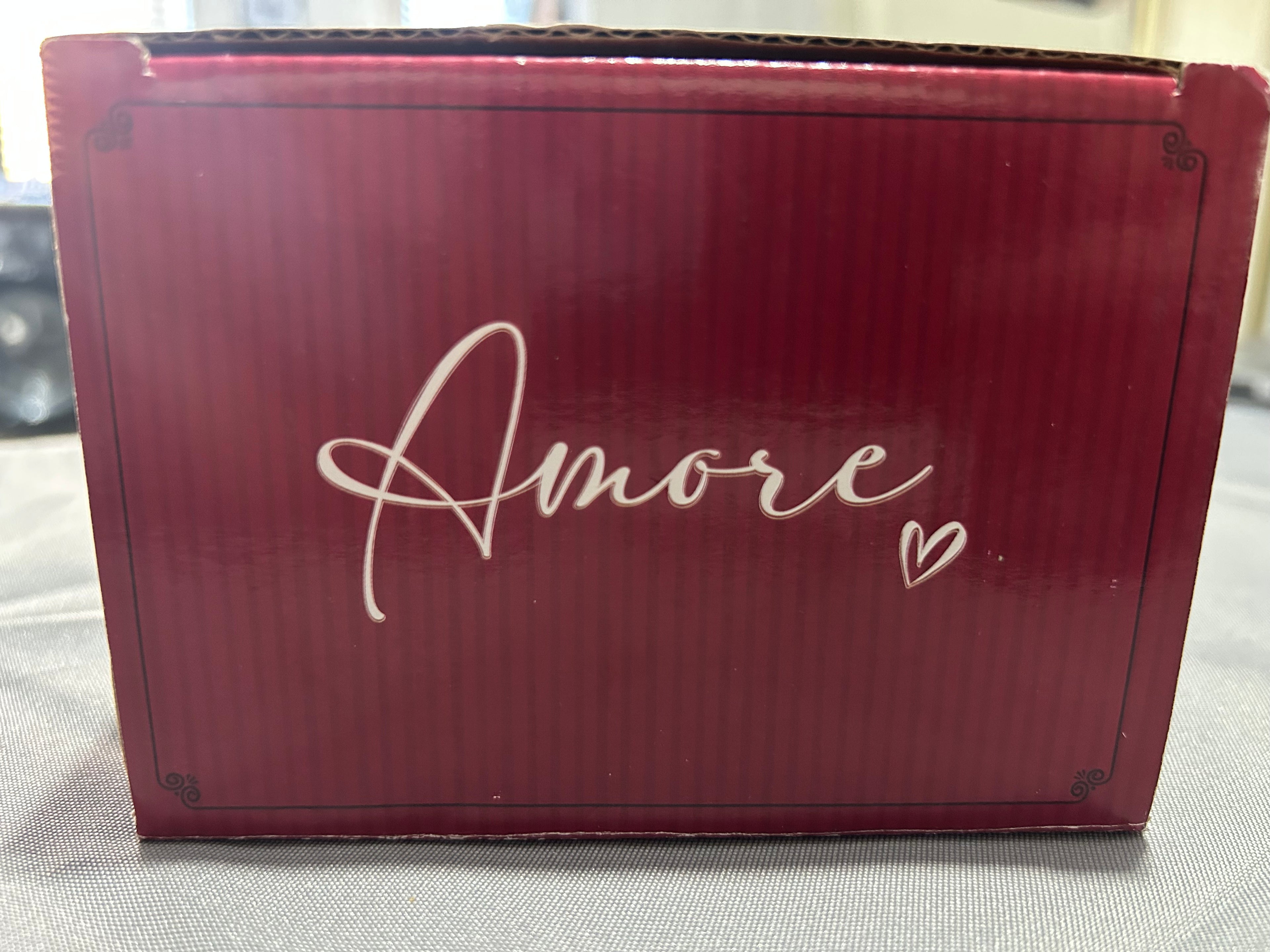 Cute “Amore” Heart Mug 💕 Aesthetic Coffee Cup | Romantic Gift Idea
