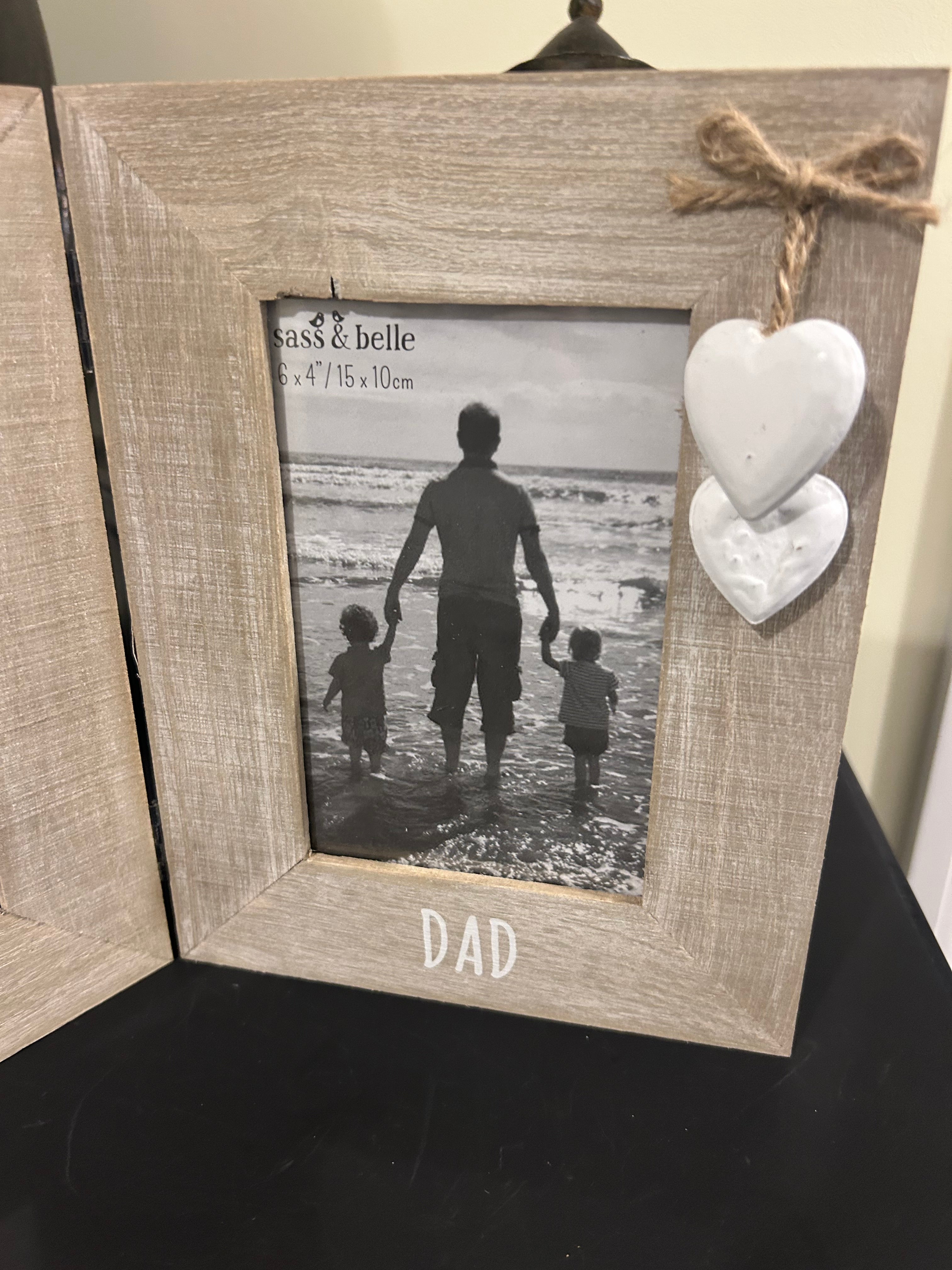 Sass & Belle Mum and Dad Photo Frame