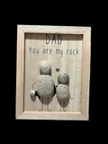 Portland Living Dad You Are My Rock Pebble Frame