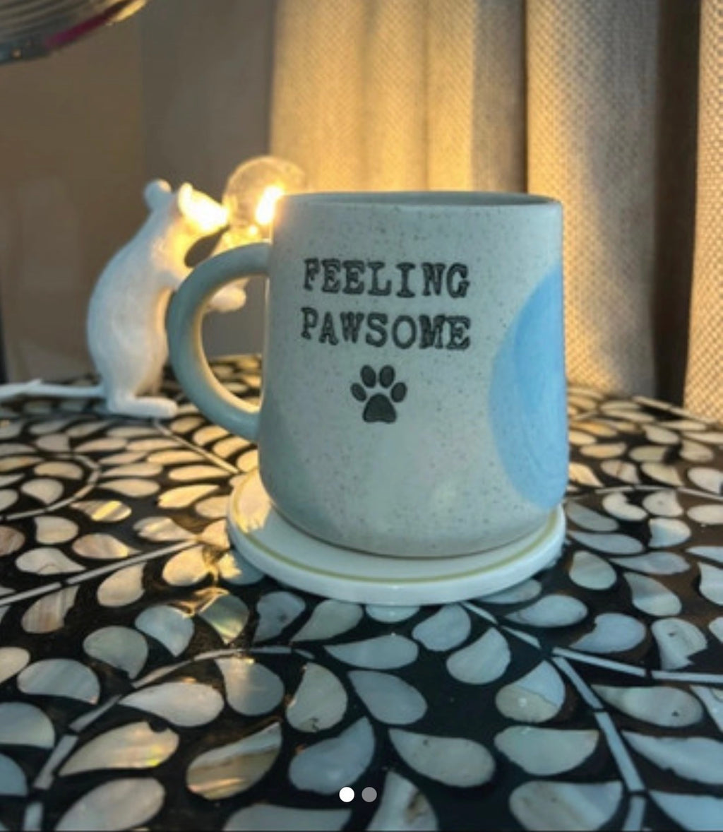 Feeling Pawsome Pet Lover Mug 360ml