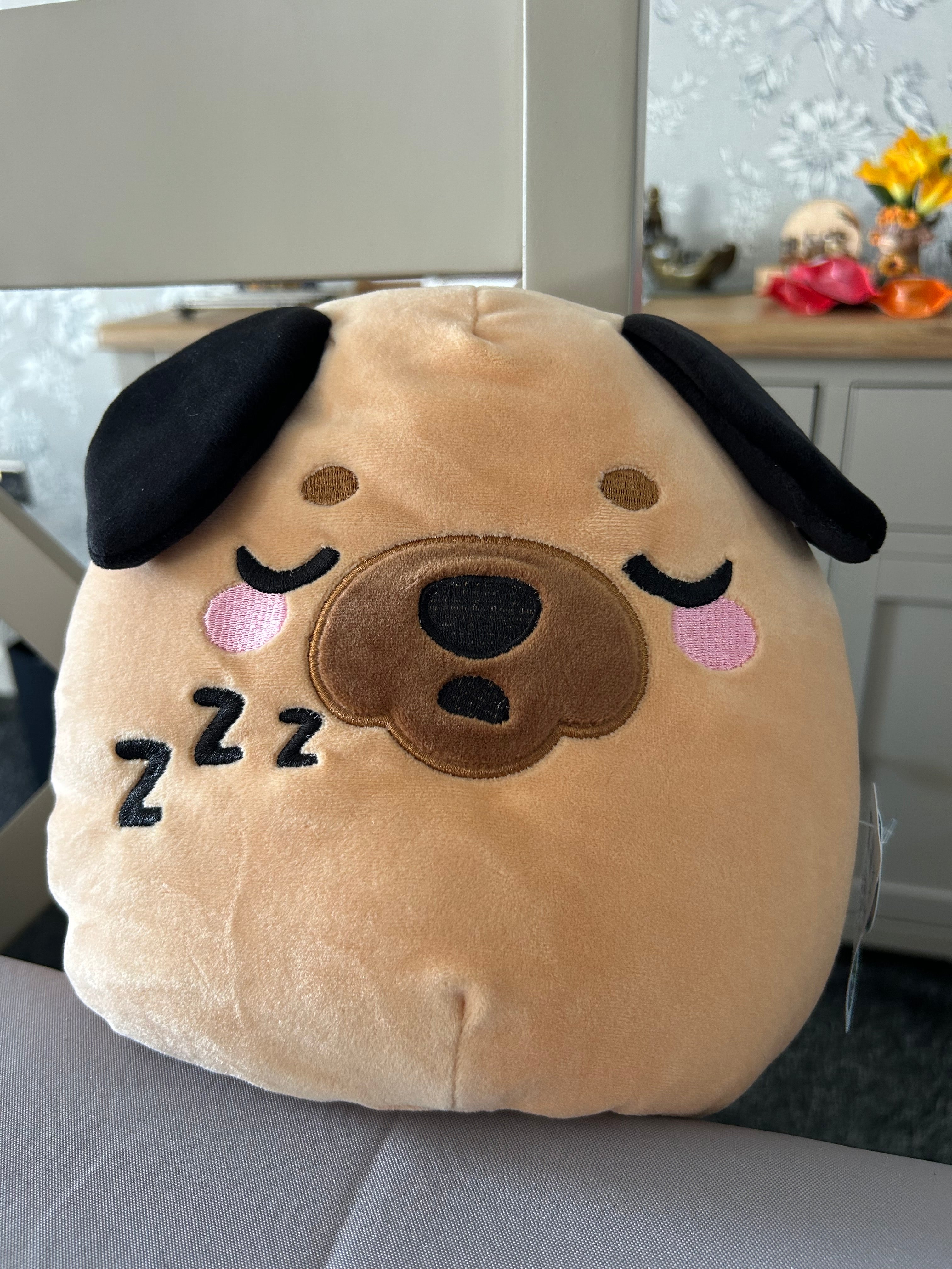 Puckator Squidglys Gus The Pug Adoramals Pets Plush Soft Toy