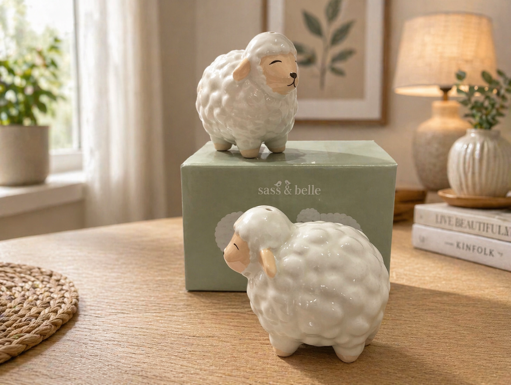 Sass & Belle Sheep Salt & Pepper Shakers