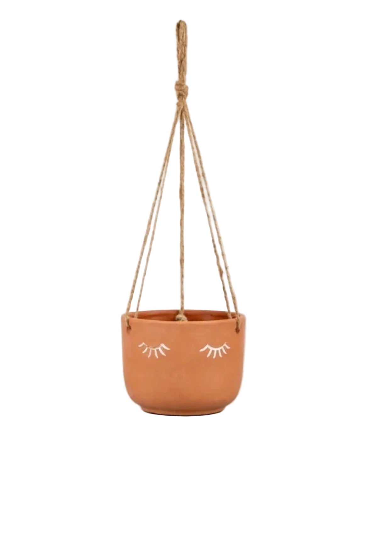 Sass & Belle Shut Eyes Hanging Terracotta Planter