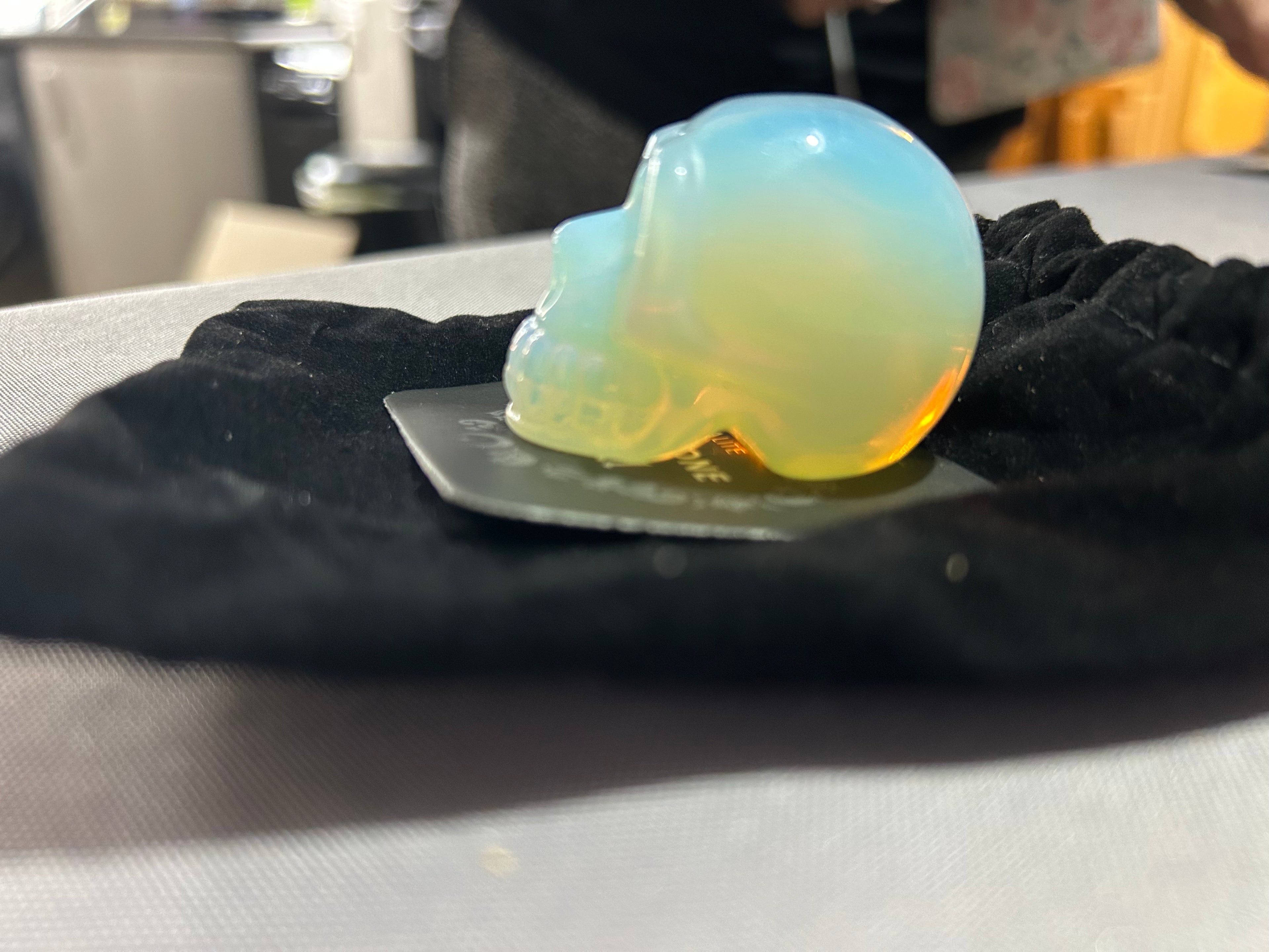 Opalite gemstone Skull
