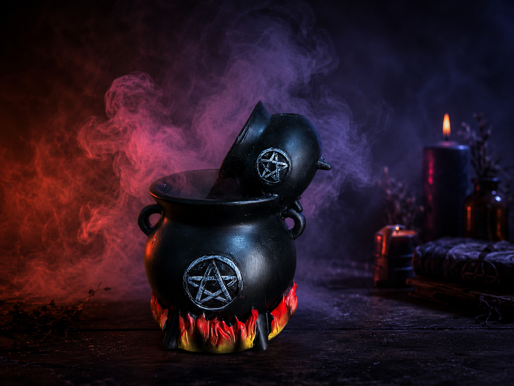 Cauldron incense Backflow Burner