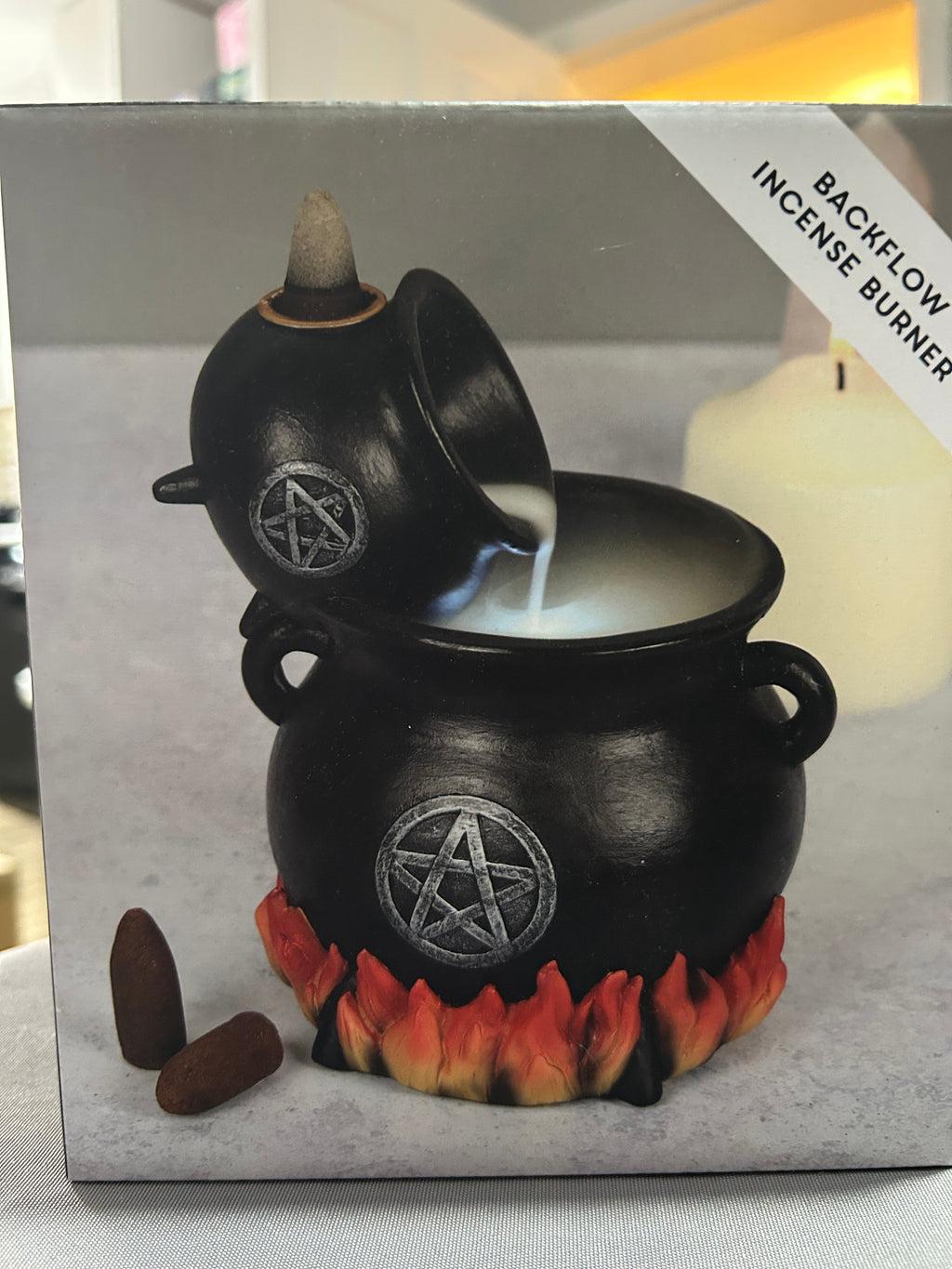 Cauldron incense Backflow Burner