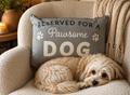 Sass & Belle Reserved for a Pawsome Dog Cushion