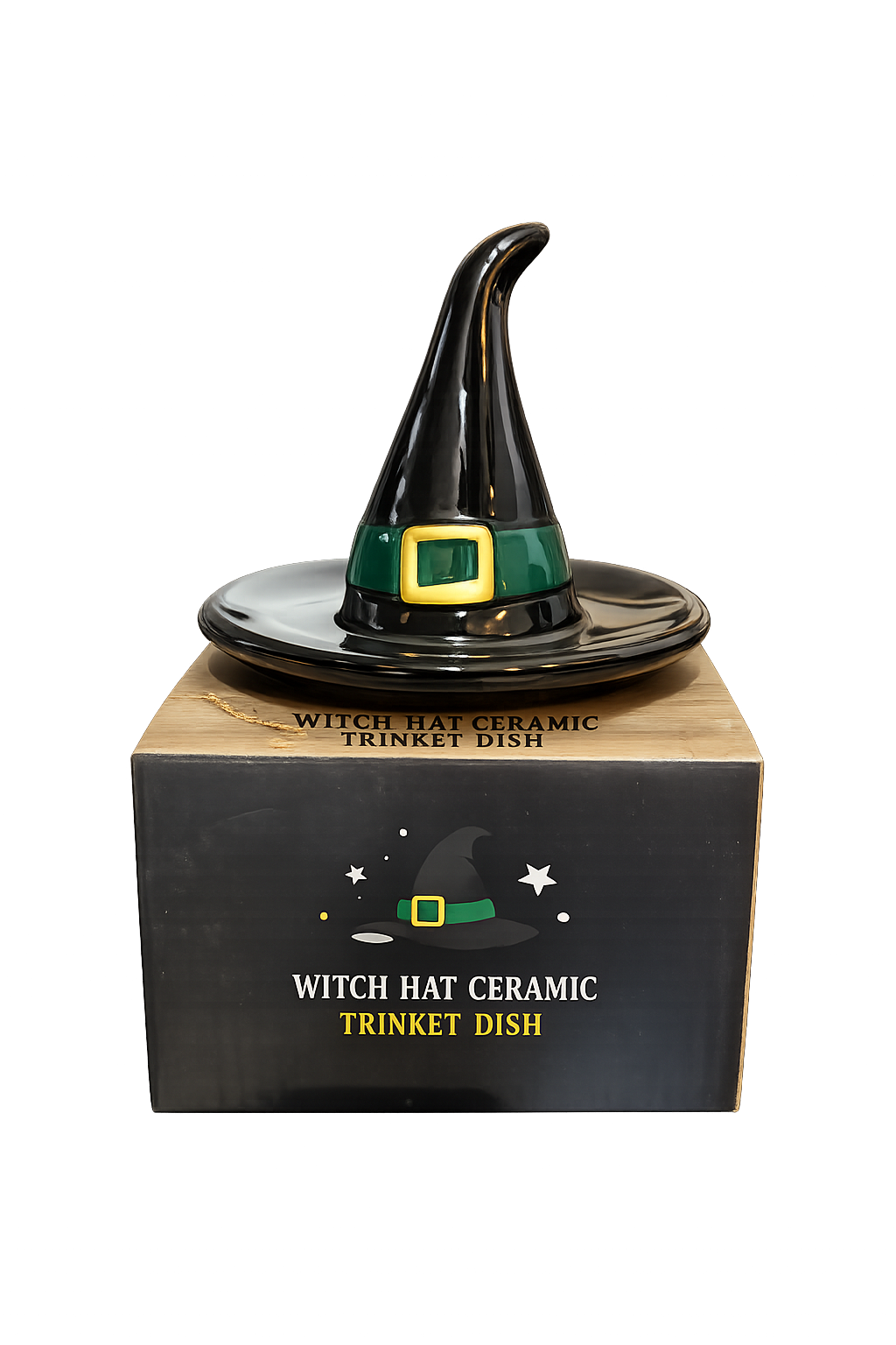 Black Witch Hat trinket dish