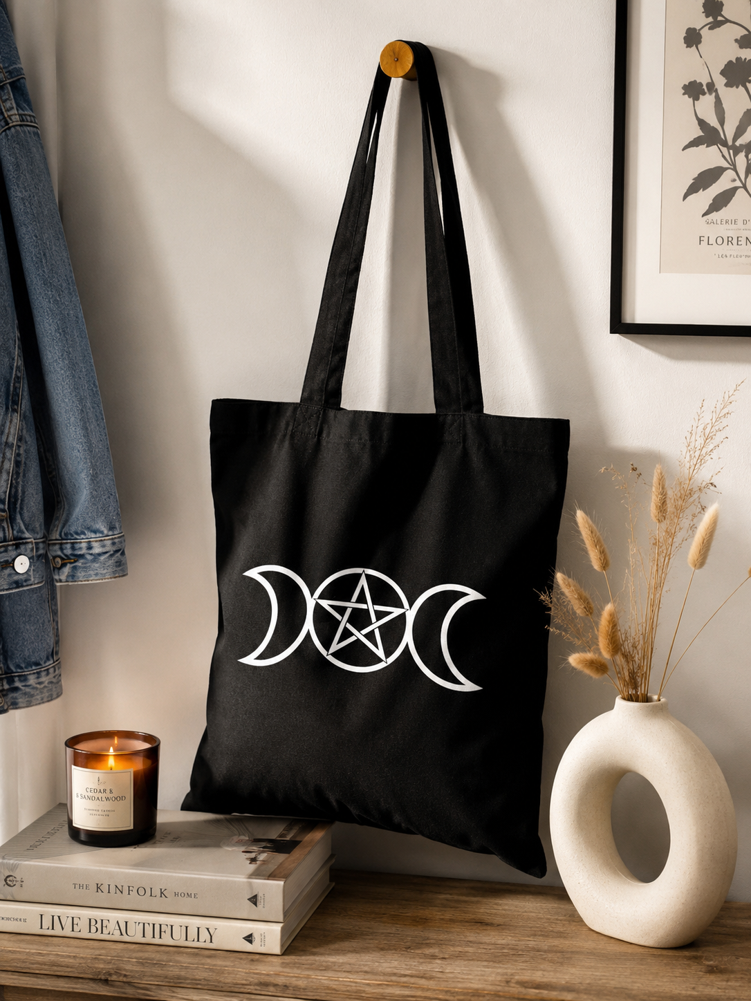 Triple Moon Tote Bag